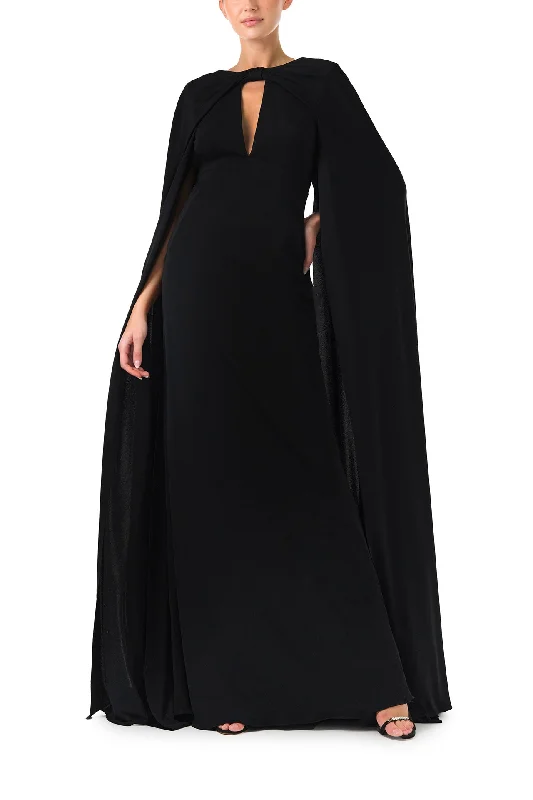 Cape Sleeve Gown