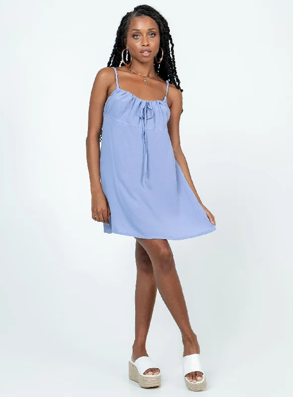 Fayette Mini Dress Blue