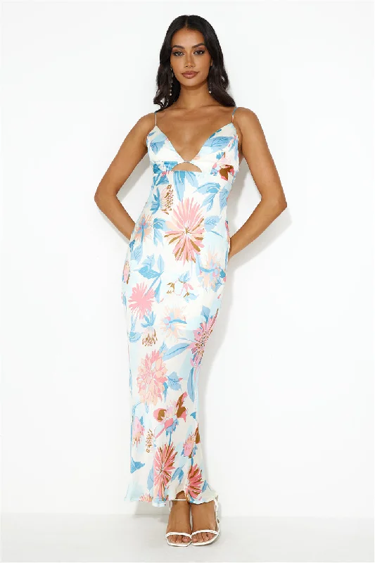 Her Own Skin Maxi Dress Blue