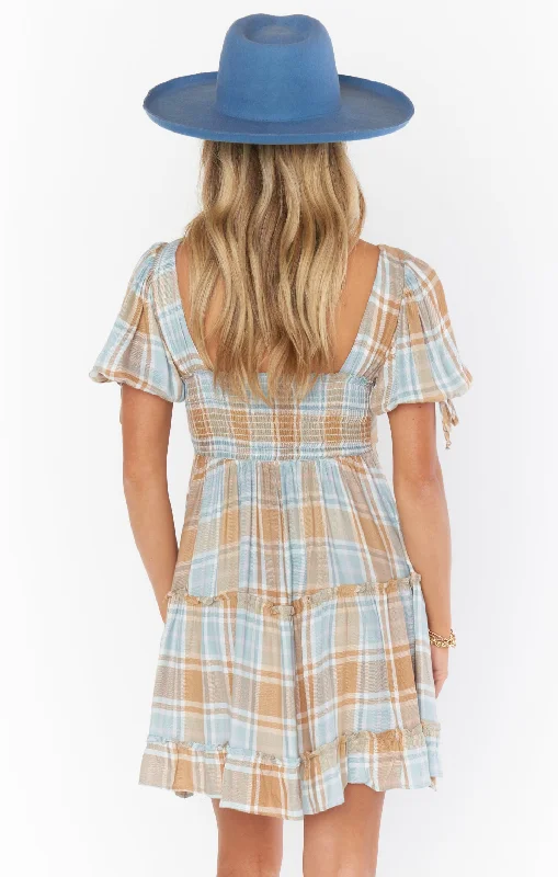 Maryellen Mini Dress ~ Georgetown Plaid