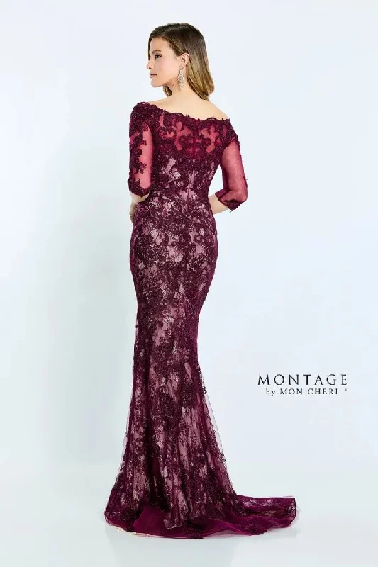 Montage by Mon Cheri M510 - off-Shoulder Sweetheart Neckline Long Gown