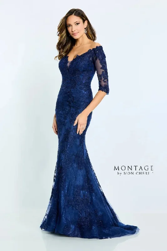 Montage by Mon Cheri M510 - off-Shoulder Sweetheart Neckline Long Gown