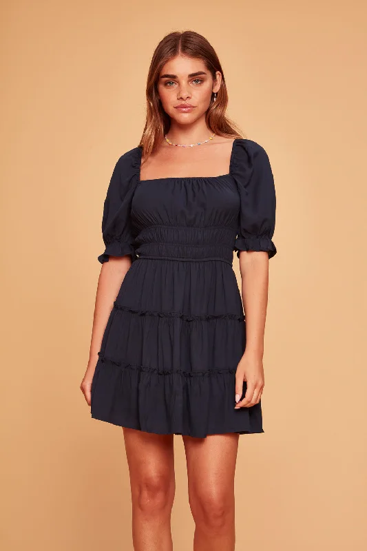 Navy Tier Dress