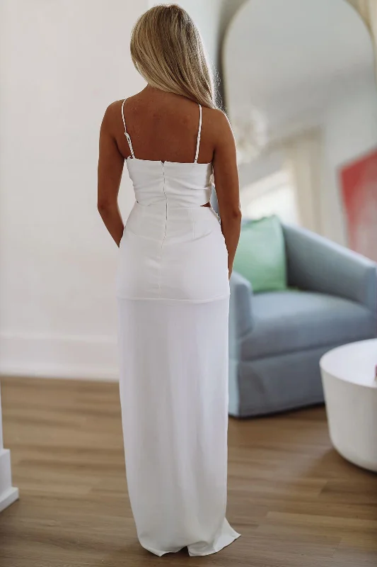 Venus in Love Maxi Dress - White