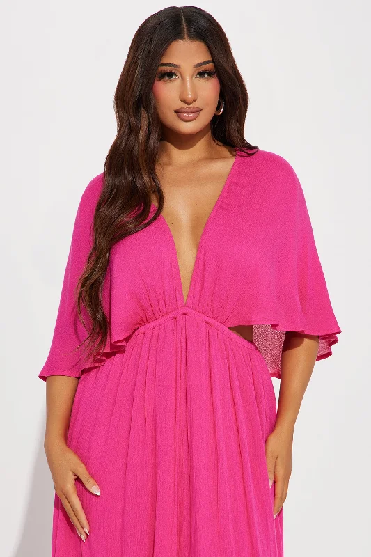 Vivienne Maxi Dress - Fuchsia