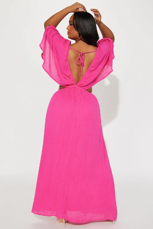 Vivienne Maxi Dress - Fuchsia