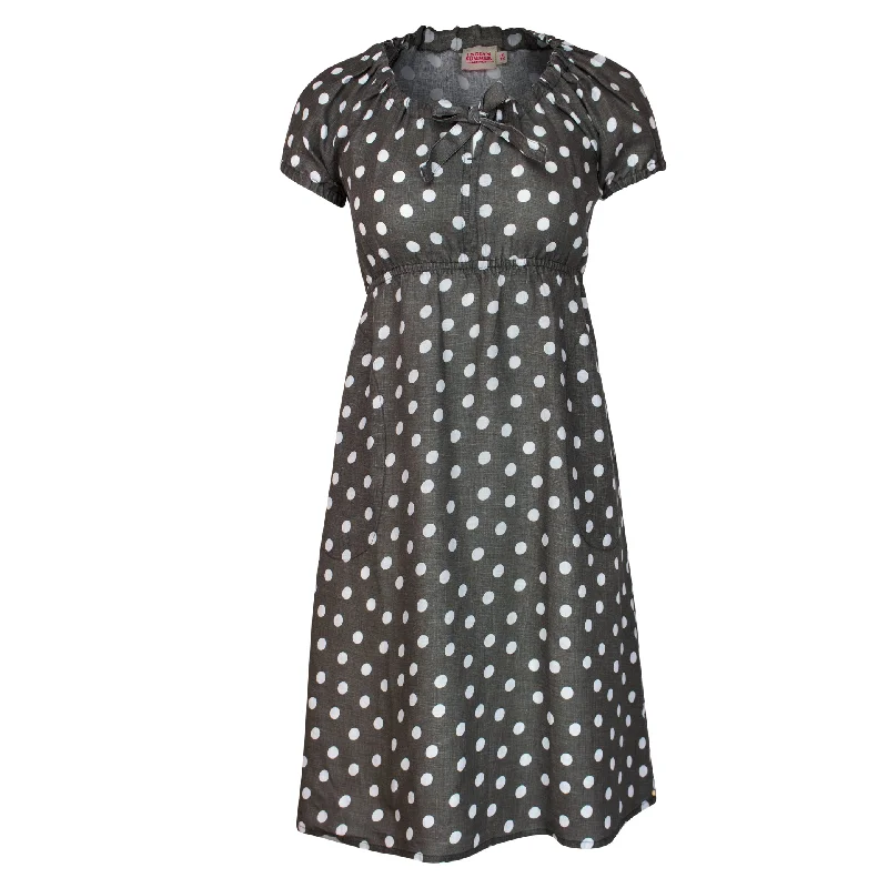 IS Milkmaid Dress Polka-Dot