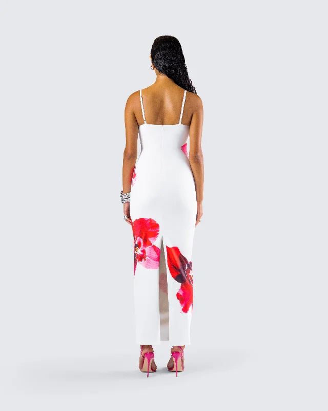 Jemima Floral Print Maxi Dress