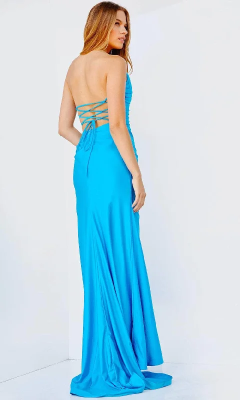 JVN by Jovani JVN23261 - Strapless Ruched Prom Gown