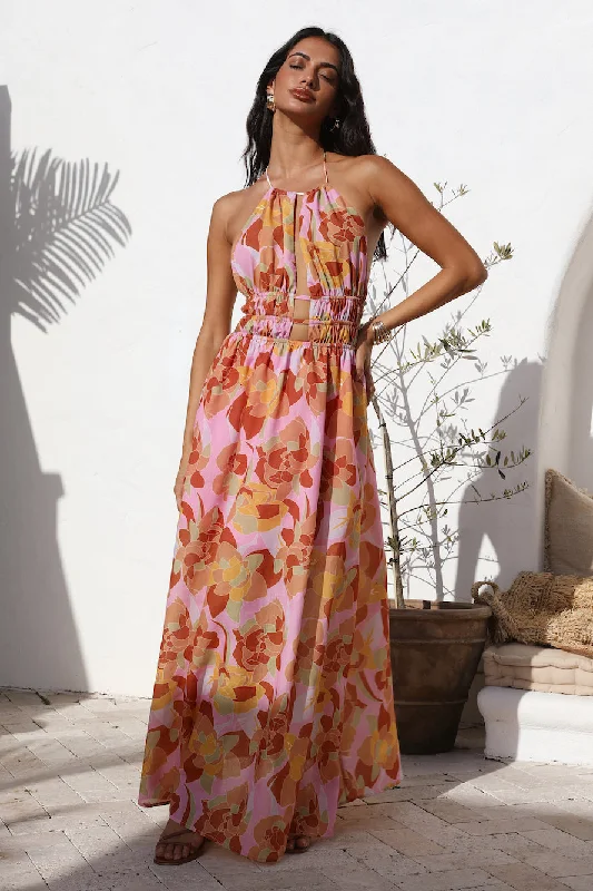 Rosetta Dreams Maxi Dress Pink