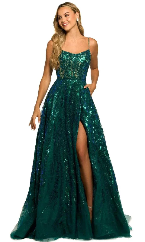 Sherri Hill 55521 - Sequin Lace A-Line Prom Dress