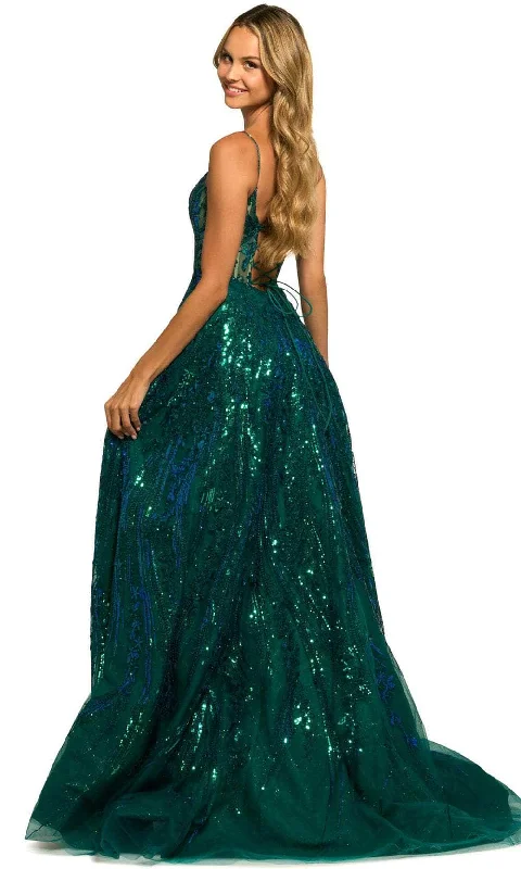 Sherri Hill 55521 - Sequin Lace A-Line Prom Dress