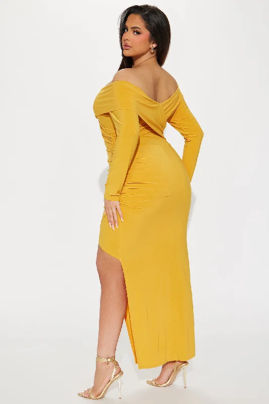 Yazmine Maxi Dress - Mustard