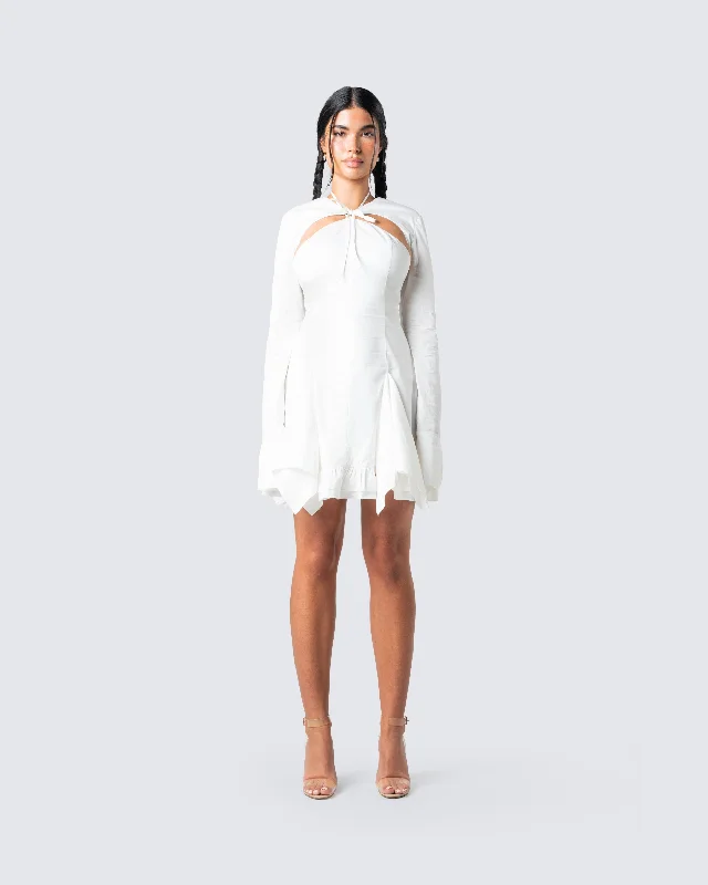 Giselle White Dress & Shrug