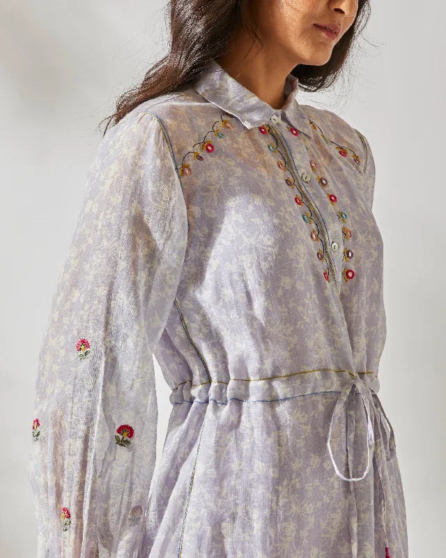 MIRROR WORK BANJARA SHIRT DRESS