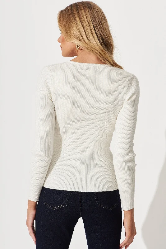 Dover Heights Knit In Ivory